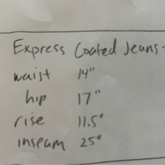 Express Coated Jeans - Picture 7 of 7